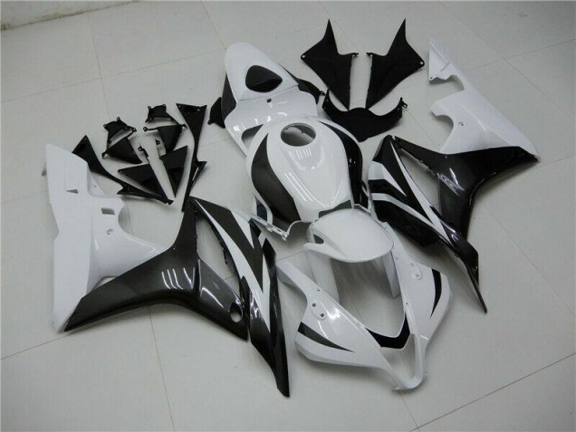 Custom 2007-2008 White Black Honda CBR600RR Motorbike Fairing Custom 2007-2008 White Black Honda CBR600RR Motorbike Fairing