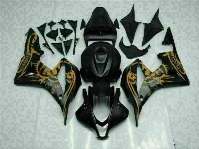 Custom 2007-2008 Black Honda CBR600RR Motorcycle Fairing Custom 2007-2008 Black Honda CBR600RR Motorcycle Fairing