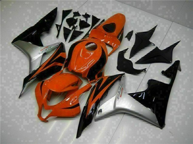 Custom 2007-2008 Black Red Silver Honda CBR600RR Motor Fairings Custom 2007-2008 Black Red Silver Honda CBR600RR Motor Fairings