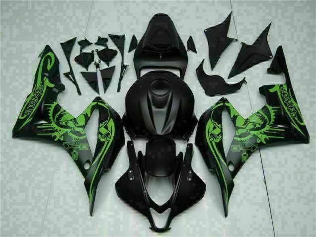 Custom 2007-2008 Black Green Honda CBR600RR Motorcycle Fairing Kits Custom 2007-2008 Black Green Honda CBR600RR Motorcycle Fairing Kits
