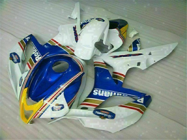 Custom 2007-2008 Blue Honda CBR600RR Motorcycle Fairings Kits Custom 2007-2008 Blue Honda CBR600RR Motorcycle Fairings Kits