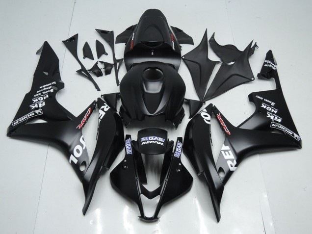 Custom 2007-2008 Matte Black Repsol Honda CBR600RR Motorcyle Fairings Custom 2007-2008 Matte Black Repsol Honda CBR600RR Motorcyle Fairings