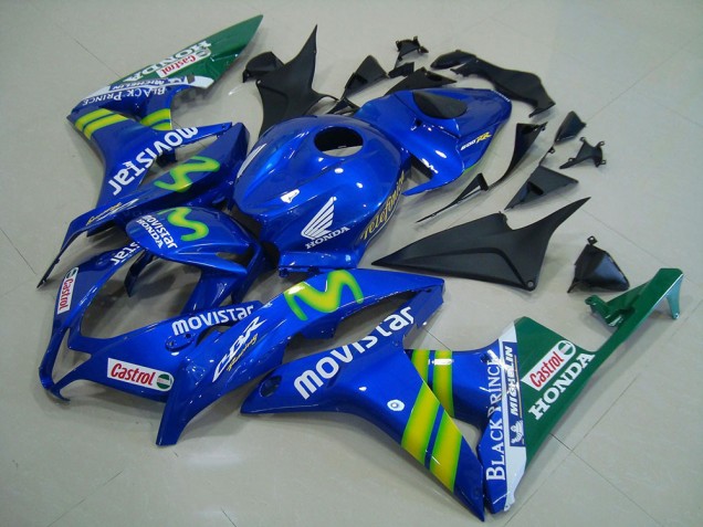 Custom 2007-2008 Movistar Honda CBR600RR Motorcylce Fairings