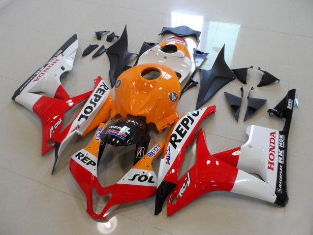 Custom 2007-2008 Repsol Honda CBR600RR Motorcycle Bodywork Custom 2007-2008 Repsol Honda CBR600RR Motorcycle Bodywork