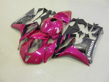 Custom 2007-2008 Pink Grey Race Honda CBR600RR Motorcycle Fairings