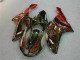 Custom 2007-2008 Black Red Flame Kawasaki ZX6R Motor Bike Fairings Custom 2007-2008 Black Red Flame Kawasaki ZX6R Motor Bike Fairings