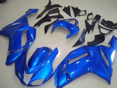 Aftermarket 2007-2008 Kawasaki Ninja ZX6R Motorcycle Fairings MF3689 - Blue