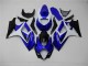 Custom 2007-2008 Blue White Black Suzuki GSXR 1000 K7 Motorcylce Fairings Custom 2007-2008 Blue White Black Suzuki GSXR 1000 K7 Motorcylce Fairings