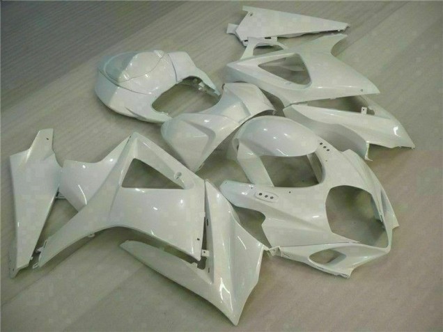 Custom 2007-2008 White Suzuki GSXR 1000 K7 Motorcycle Fairing Custom 2007-2008 White Suzuki GSXR 1000 K7 Motorcycle Fairing