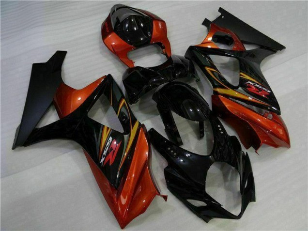 Custom 2007-2008 Black Suzuki GSXR 1000 K7 Motorcycle Fairing Kit Custom 2007-2008 Black Suzuki GSXR 1000 K7 Motorcycle Fairing Kit