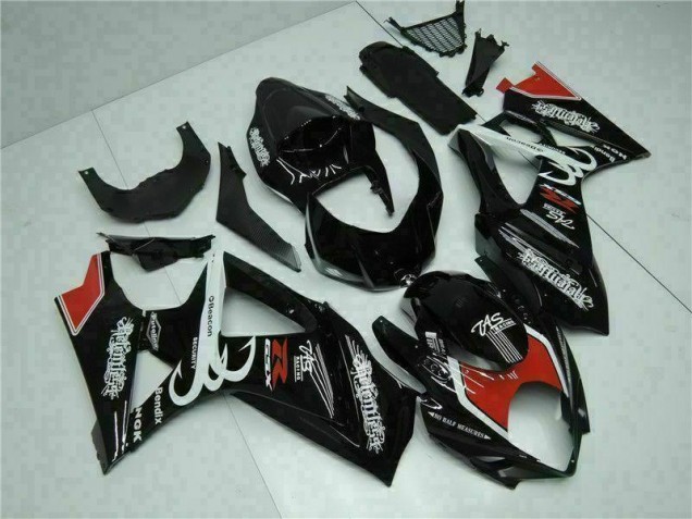 Custom 2007-2008 Black Suzuki GSXR 1000 K7 Bike Fairing Custom 2007-2008 Black Suzuki GSXR 1000 K7 Bike Fairing