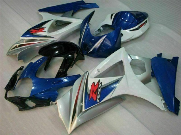Custom 2007-2008 Blue White Suzuki GSXR 1000 K7 Bike Fairings Custom 2007-2008 Blue White Suzuki GSXR 1000 K7 Bike Fairings