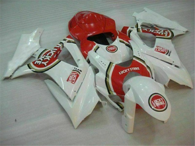 Custom 2007-2008 Red White Suzuki GSXR 1000 K7 Motor Bike Fairings Custom 2007-2008 Red White Suzuki GSXR 1000 K7 Motor Bike Fairings