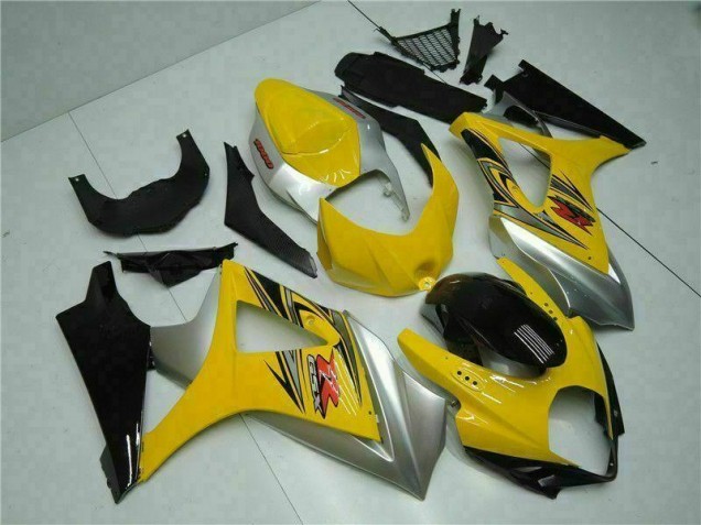 Custom 2007-2008 Yellow Suzuki GSXR 1000 K7 Bike Fairing Kit Custom 2007-2008 Yellow Suzuki GSXR 1000 K7 Bike Fairing Kit