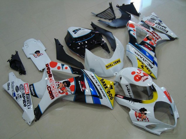 Custom 2007-2008 Pepe Phone Suzuki GSXR 1000 K7 Motorcycle Fairings Custom 2007-2008 Pepe Phone Suzuki GSXR 1000 K7 Motorcycle Fairings