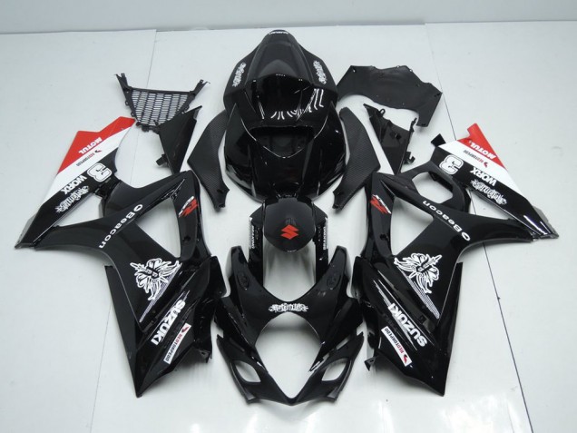 Custom 2007-2008 Beacon Suzuki GSXR 1000 K7 Motorcycle Fairing Kits Custom 2007-2008 Beacon Suzuki GSXR 1000 K7 Motorcycle Fairing Kits
