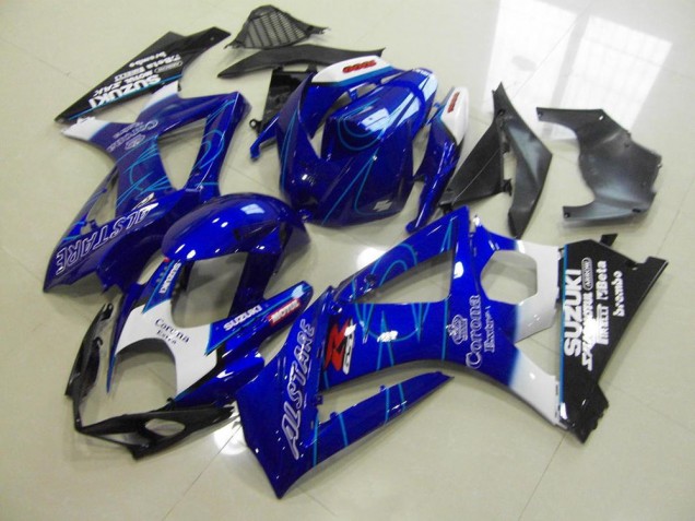 Custom 2007-2008 Blue Corona Suzuki GSXR 1000 K7 Bike Fairings Custom 2007-2008 Blue Corona Suzuki GSXR 1000 K7 Bike Fairings