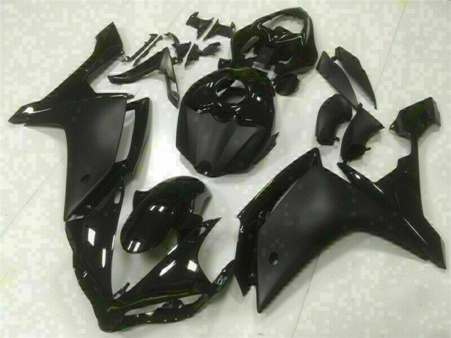 Custom 2007-2008 Black Yamaha YZF R1 Motorcycle Bodywork Custom 2007-2008 Black Yamaha YZF R1 Motorcycle Bodywork