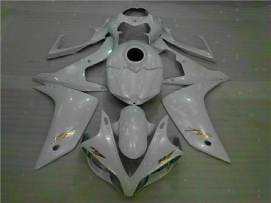 Custom 2007-2008 White Yamaha YZF R1 Motorbike Fairings
