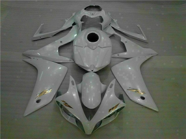Custom 2007-2008 White Yamaha YZF R1 Motorbike Fairings Custom 2007-2008 White Yamaha YZF R1 Motorbike Fairings