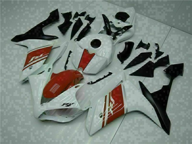 Custom 2007-2008 White Yamaha YZF R1 Motorcycle Fairing Custom 2007-2008 White Yamaha YZF R1 Motorcycle Fairing