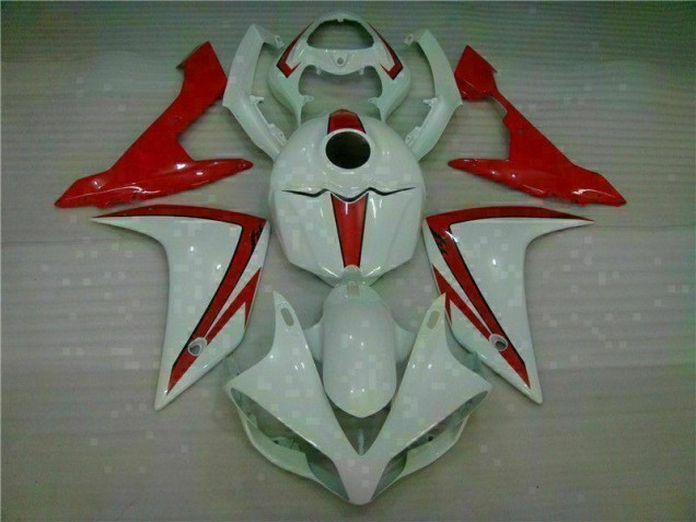 Custom 2007-2008 White Red Yamaha YZF R1 Motorbike Fairing Custom 2007-2008 White Red Yamaha YZF R1 Motorbike Fairing
