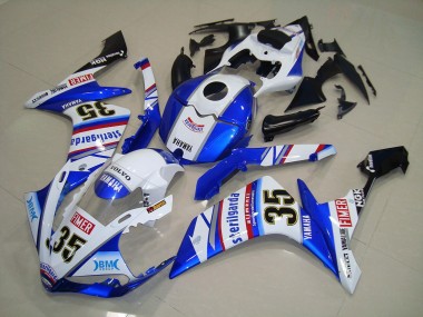 Custom 2007-2008 Blue Stickers Yamaha YZF R1 Motorcycle Fairings