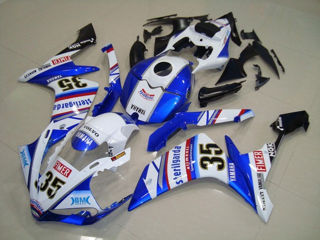 Custom 2007-2008 Blue Stickers Yamaha YZF R1 Motorcycle Fairings Custom 2007-2008 Blue Stickers Yamaha YZF R1 Motorcycle Fairings