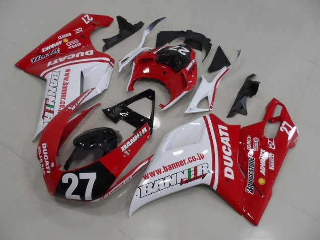 Custom 2007-2014 Banner 27 Ducati 848 1098 1198 Motorcycle Fairings Kits Custom 2007-2014 Banner 27 Ducati 848 1098 1198 Motorcycle Fairings Kits