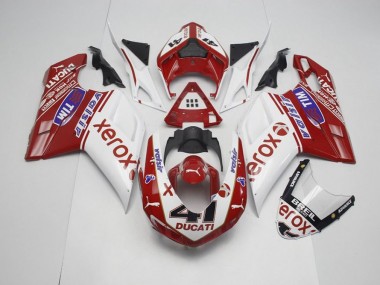 Custom 2007-2014 OEM Style Xerox with 41 Ducati 848 1098 1198 Motorcyle Fairings