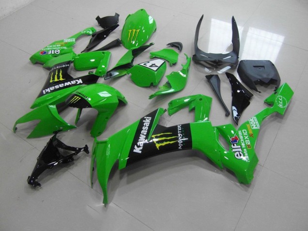 Custom 2008-2010 Green Monster 41 Kawasaki ZX10R Motorcycle Fairing Custom 2008-2010 Green Monster 41 Kawasaki ZX10R Motorcycle Fairing