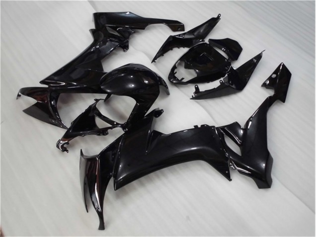 Custom 2008-2010 Glossy Black Kawasaki ZX10R Motorcycle Fairing Kit Custom 2008-2010 Glossy Black Kawasaki ZX10R Motorcycle Fairing Kit