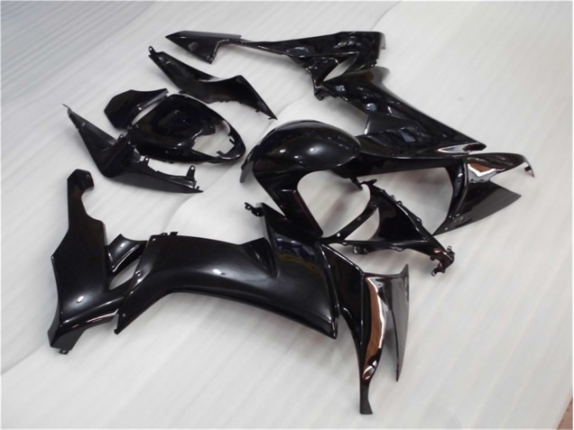 Custom 2008-2010 Glossy Black Kawasaki ZX10R Motorcycle Fairing Kit Custom 2008-2010 Glossy Black Kawasaki ZX10R Motorcycle Fairing Kit