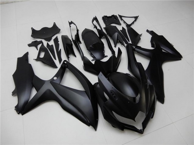 Custom 2008-2010 Matte Black Suzuki GSXR 600/750 Moto Fairings Custom 2008-2010 Matte Black Suzuki GSXR 600/750 Moto Fairings