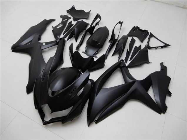 Custom 2008-2010 Matte Black Suzuki GSXR 600/750 Moto Fairings Custom 2008-2010 Matte Black Suzuki GSXR 600/750 Moto Fairings