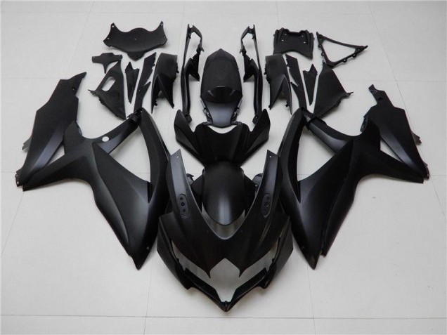 Custom 2008-2010 Matte Black Suzuki GSXR 600/750 Moto Fairings Custom 2008-2010 Matte Black Suzuki GSXR 600/750 Moto Fairings