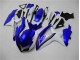 Aftermarket 2008-2010 Blue White Suzuki GSXR 600/750 Motorcylce Fairings