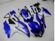 Aftermarket 2008-2010 Blue White Suzuki GSXR 600/750 Motorcylce Fairings