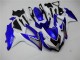 Custom 2008-2010 White Blue Suzuki GSXR 600/750 Motorbike Fairings Custom 2008-2010 White Blue Suzuki GSXR 600/750 Motorbike Fairings