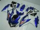 Aftermarket 2008-2010 Blue White Suzuki GSXR 600/750 Motorcycle Fairings