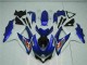 Custom 2008-2010 Blue White Suzuki GSXR 600/750 Motorcycle Fairings Custom 2008-2010 Blue White Suzuki GSXR 600/750 Motorcycle Fairings