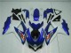 Aftermarket 2008-2010 Blue White Suzuki GSXR 600/750 Motorcycle Fairings