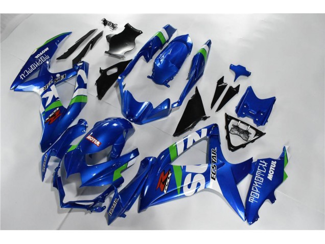 Aftermarket 2008-2010 Blue White Green Suzuki GSXR 600/750 Motor Bike Fairings