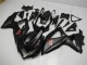 Custom 2008-2010 Black Suzuki GSXR 600/750 Motorcycle Fairings Custom 2008-2010 Black Suzuki GSXR 600/750 Motorcycle Fairings