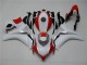 Custom 2008-2011 White Red Honda CBR1000RR Motorcylce Fairings Custom 2008-2011 White Red Honda CBR1000RR Motorcylce Fairings