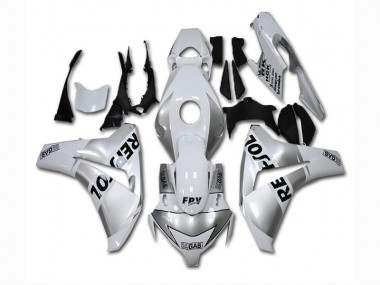 Custom 2008-2011 Silver White Repsol Honda CBR1000RR Bike Fairing