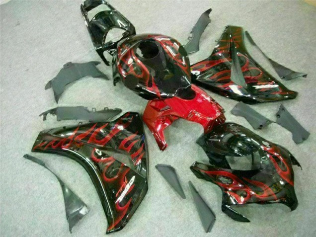 Custom 2008-2011 Red Flame Honda CBR1000RR Motorbike Fairing Custom 2008-2011 Red Flame Honda CBR1000RR Motorbike Fairing