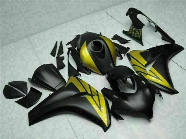Custom 2008-2011 Black Gold Honda CBR1000RR Replacement Motorcycle Fairings Custom 2008-2011 Black Gold Honda CBR1000RR Replacement Motorcycle Fairings