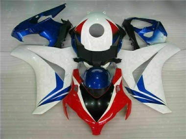 Custom 2008-2011 White Honda CBR1000RR Bike Fairing Kit
