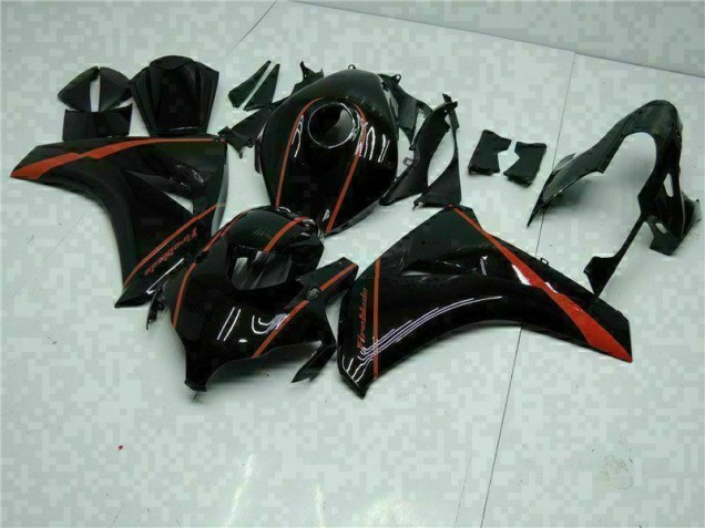Custom 2008-2011 Black Honda CBR1000RR Motorbike Fairing Kits Custom 2008-2011 Black Honda CBR1000RR Motorbike Fairing Kits